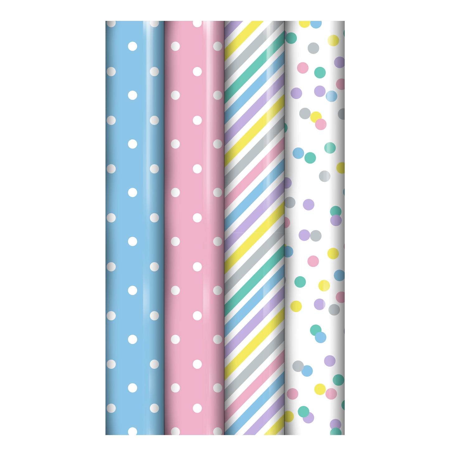 WRAP & ROLL GIFT WRAPPING PAPER ROLL 3M  X 70CM \\\KD20290