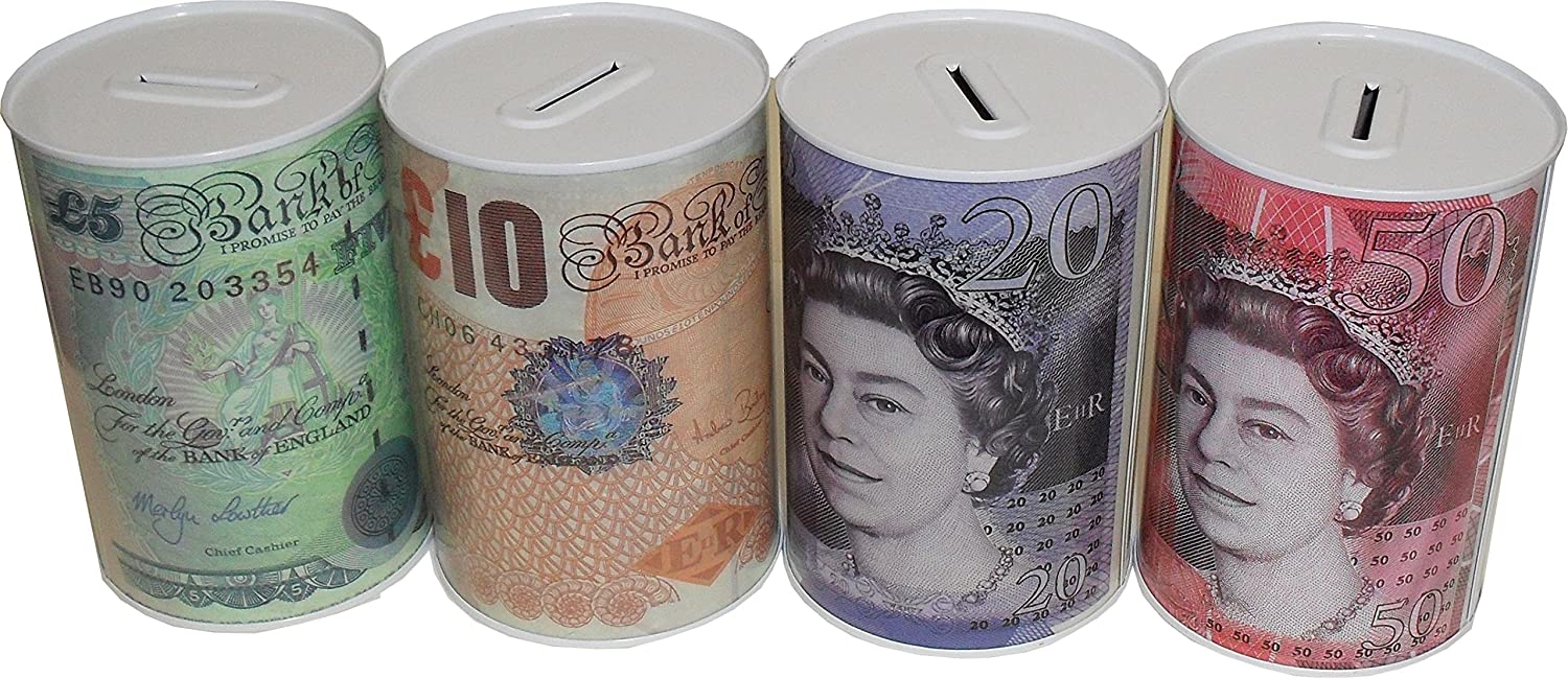 EXTRA JUMBO LARGE MONEY TIN BOX NOTE DESING. CD916 \\\KD20320