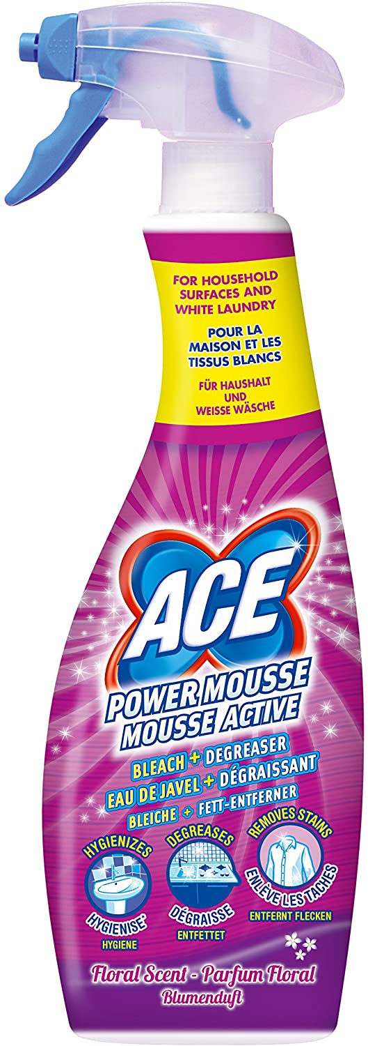 ACE POWER MOUSSE SPRAY FOR WHITES 700ML. RY10493 \\\KD20346
