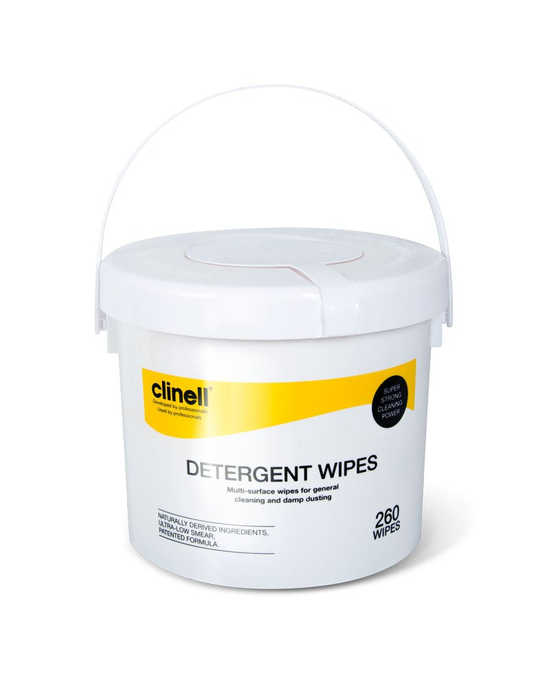 CLINELL DETERGENT WIPES 260/BUCKET. CDB260 \\\KD20354