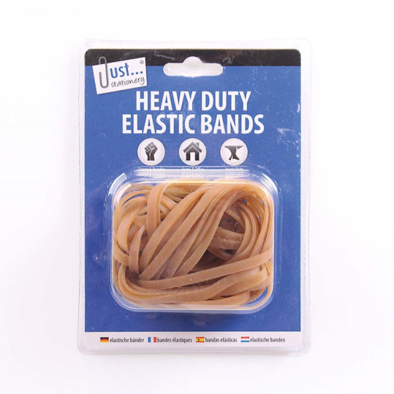 JUST STATIONERY HEAVY DUTY ELASTIC BANDS. TA6245 \\\KD20404