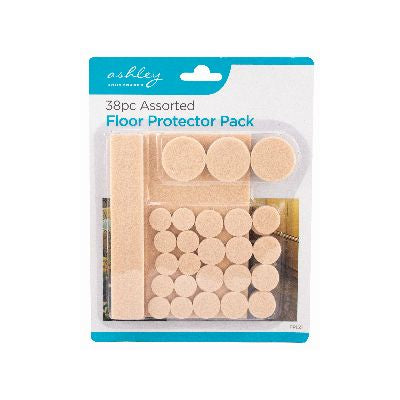 ASHLEY ASSORTED FLOOR PROTECTOR 38/PK. FP155 \\\KD20449
