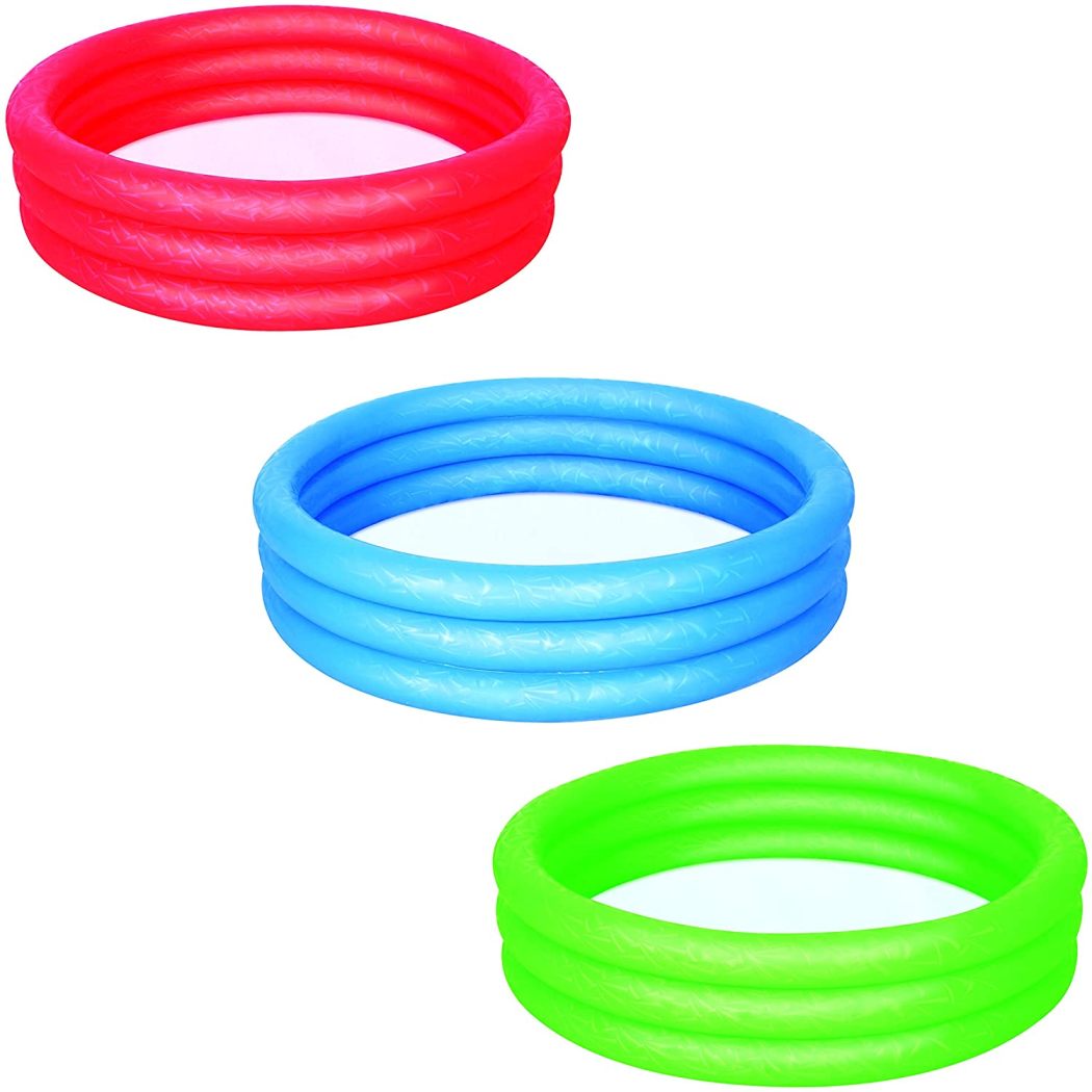 BESTWAY SPLASH & PLAY 3 RING PADDLING POOL 60" X 12". BW51026 \\\KD20452