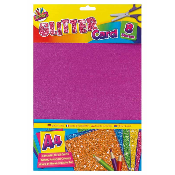 ARTBOX A4 GLITTER CARD SHEETS 8/PK. TA5294 \\\KD20474