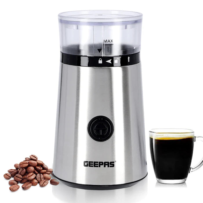 GEEPAS STAINLESS COFFEE GRINDER. GCG5471 \\\KD20490