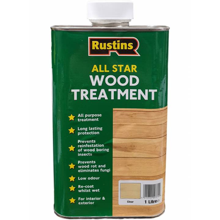 RUSTIN ALL STAR WOOD TREATMENT 1 LITRE. ASWT1000 \\\KD20502