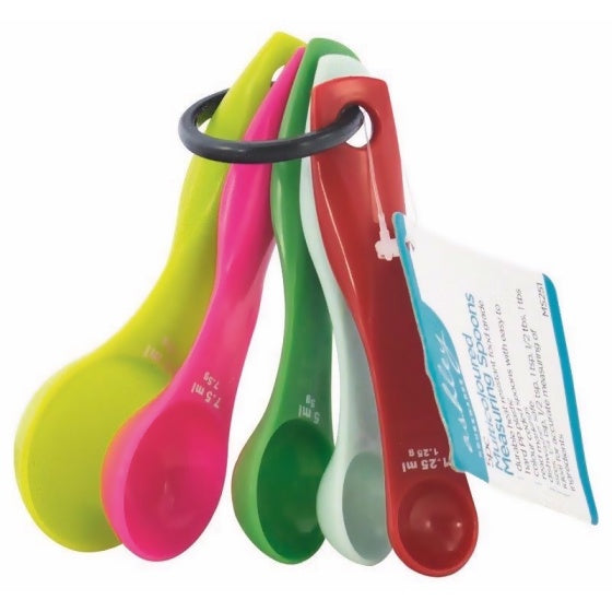 ASHLEY MULTICOLOURED MEASURING SPOON 5/PK. BB-MS251 \\\KD20512