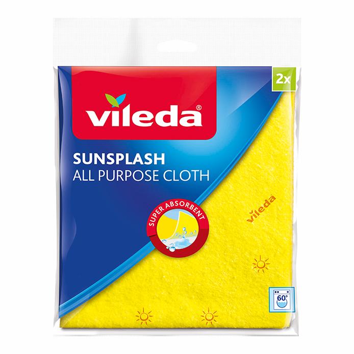 VILEDA SUNSPLASH ALL PURPOSE CLOTHS 2/PK. FH150778 \\\KD20519