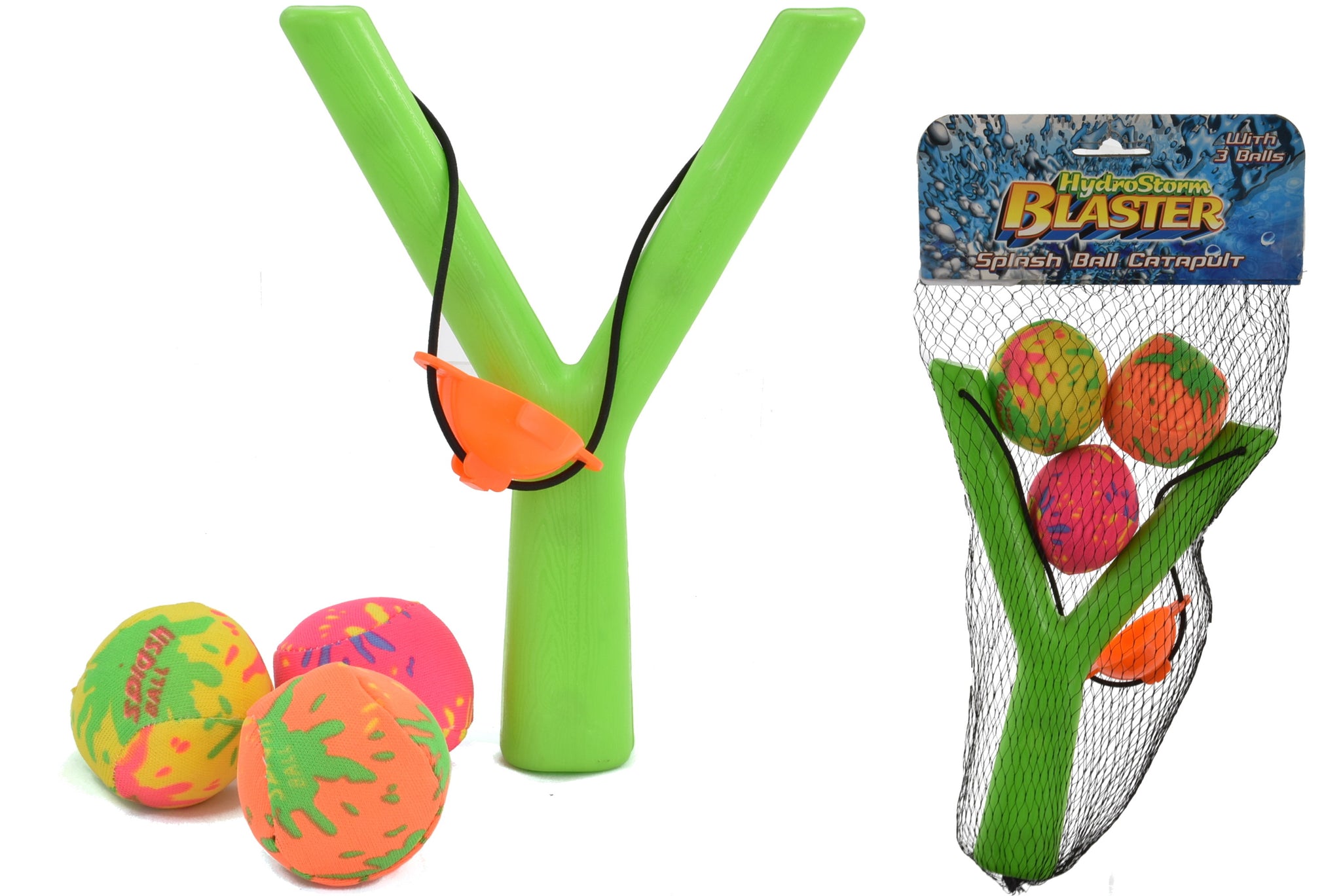 HYDROSTORM SPLASHBALL CATAPULT WITH 3 BALLS. TY6606 \\\KD20535