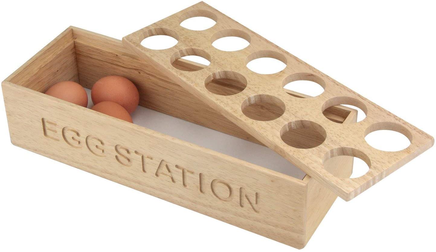 APOLLO RB EGG STATION 12 WOOD BROWN 32 X 12 X 8 CM. AP4567 \\\KD20564