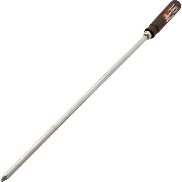 PRIMA 8MM STAINLESS STEEL BBQ SKEWERS WITH WOODEN HANDLE. 14061C \\\KD20591