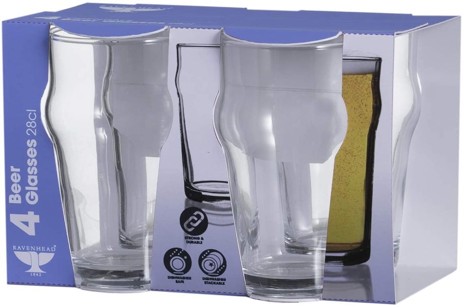 RAVENHEAD ESSENTIALS SLEEVE SET OF 4 NONIK GLASSES 29.5 CL. 0040434 \\\KD20619
