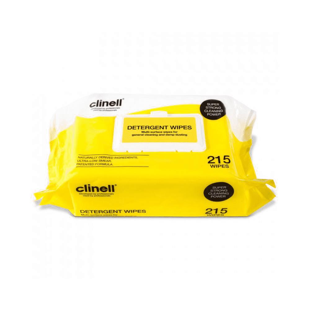 CLINELL DETERGENT WIPES 215/PK. CDW215 \\\KD20628
