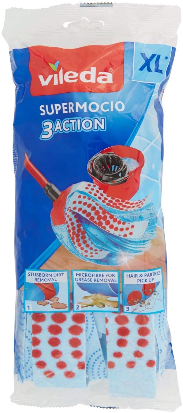 VILEDA SUPERMOCIO 3 ACTION MOP REPLACEMENT HEAD XL. FH167968 \\\KD20673