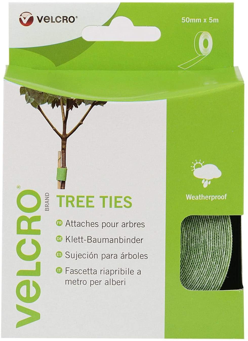 VELCRO BRAND ONE-WRAP TREE TIES 50MM X 5M. VEL-EC60201 \\\KD20674