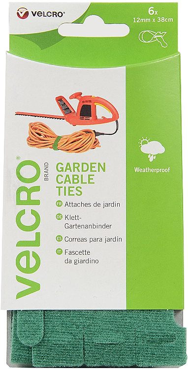 VELCRO BRAND ONE-WRAP GARDEN TIES 12 MM X 38 CM. VEL-EC60252 \\\KD20675