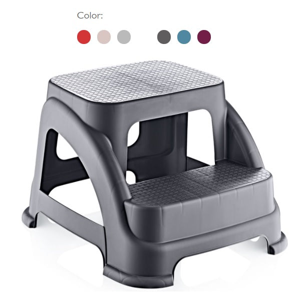 HOBBY MERDIVO 2 STEP STOOL ASSORTED COLOUR. 081398 \\\KD20684
