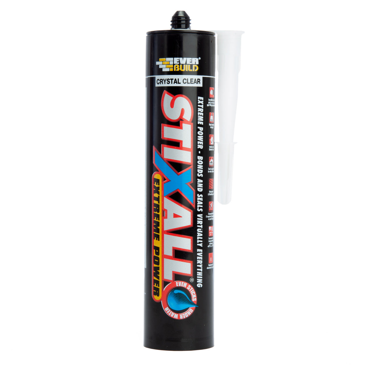 EVERBUILD STIXALL EXTREME POWER SEALANT & ADHESIVE CLEAR 290ML. STIXCLEAR \\\KD20694