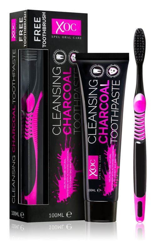 XPEL CHARCOAL TOOTH PASTE WITH BRUSH 100 ML. XP40568 \\\KD20715