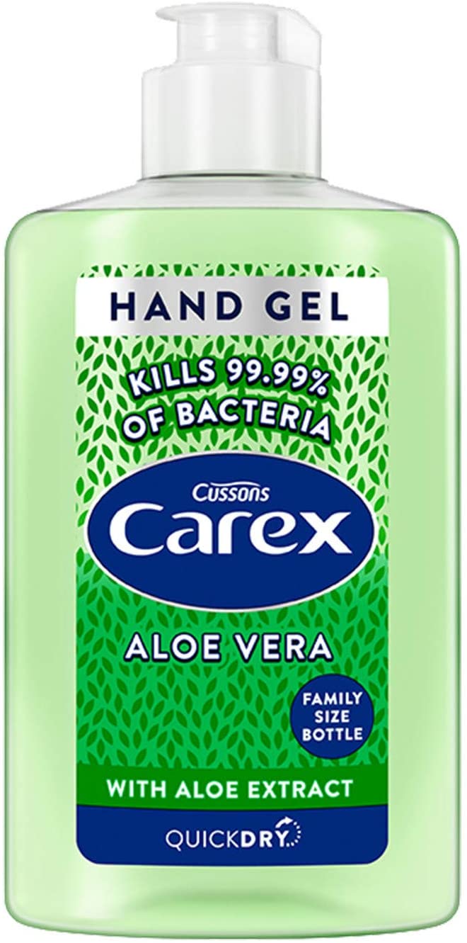 CAREX ALOE HAND GEL 300 ML SANITSER. C002765 \\\KD20725