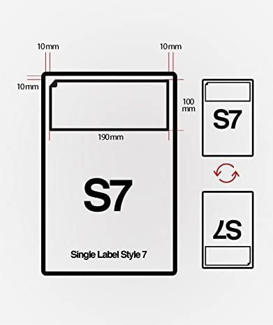 1000 PCS SRL7 - S7 SINGLE INTEGRATED LABEL. S7 \\\KD20727