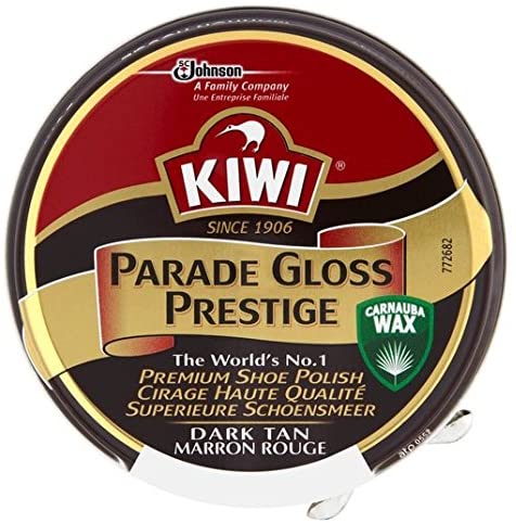 KIWI DARK TAN PARADE GLOSS SHOE POLISH 50G. KIW120DT \\\KD20738