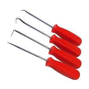 4PC HOOK AND PICK SET SEAL AND O RING REMOVAL TOOL. 68055C \\\KD20801