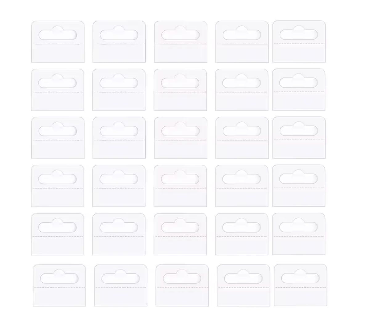 30 PCS PVC AHESIVE HOOK FOR DISPLAY. JL1146 \\\KD20811