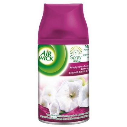AIR WICK FRESHMATIC MAX AUTOMATIC SPRAY REFILL 250ML - SMOOTH SATIN & MOON LILLY. PTHOAIR313A \\\KD20816