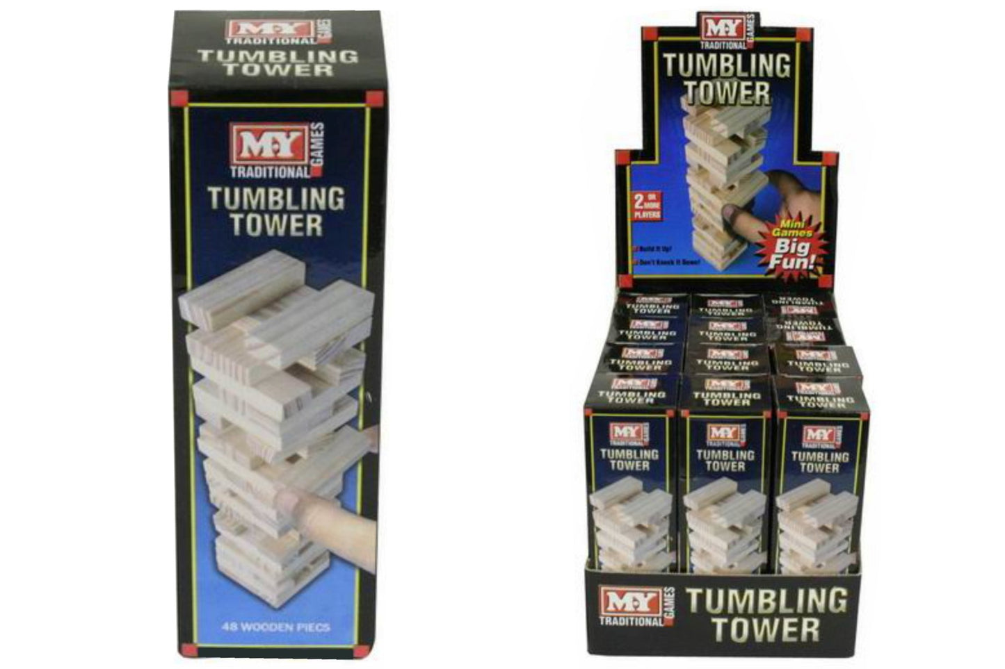 MY MINI TUMBLING TOWER GAME 48 WOODEN PIECES. TY9091 \\\KD20850