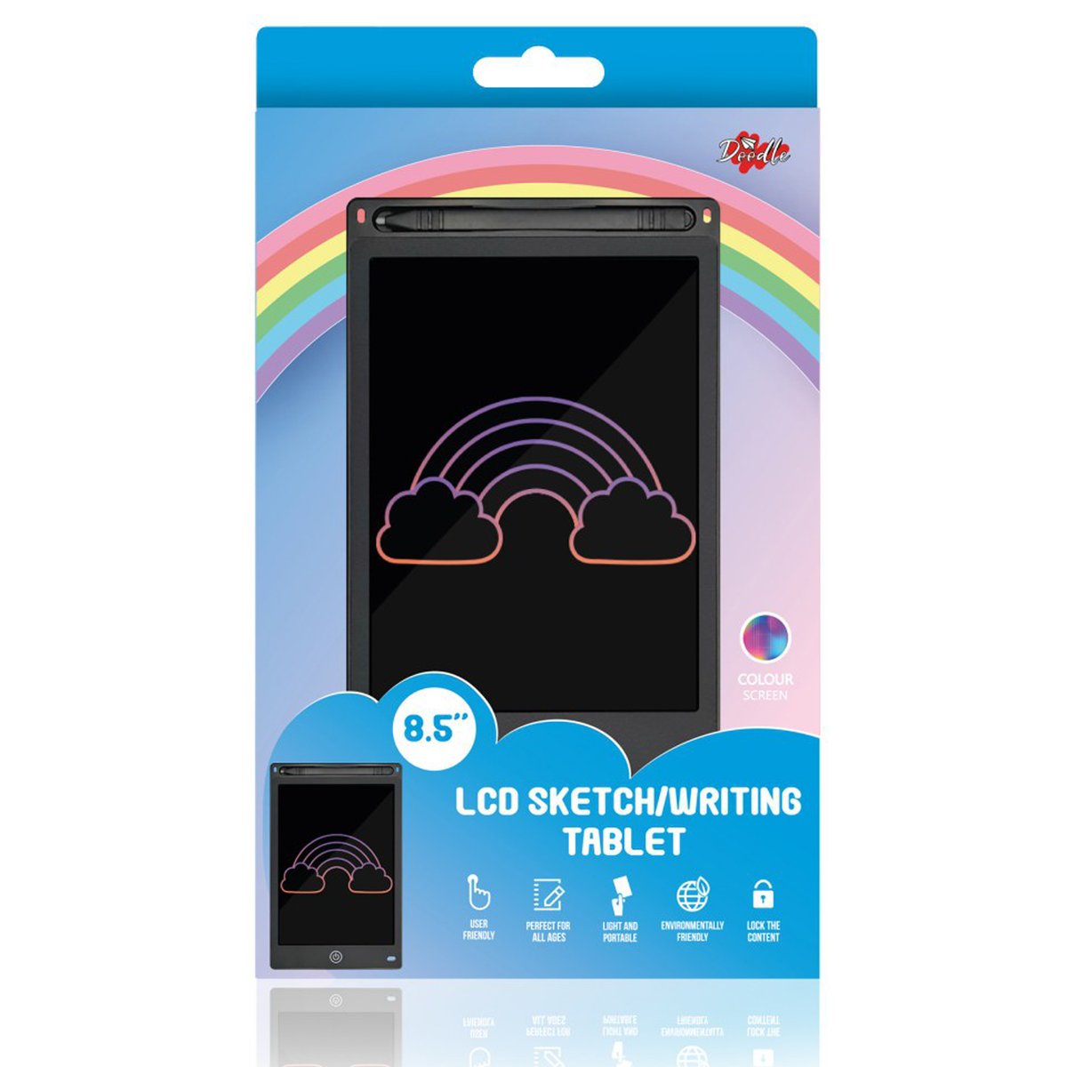 LCD SKETCH / WRITING / COLOURING DOODLE TABLET 8.5 INCH. DO8LCDBK \\\KD20859