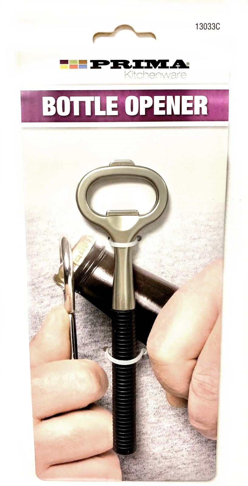 PRIMA BOTTLE OPENER WITH GRIP. 13033C \\\KD20871