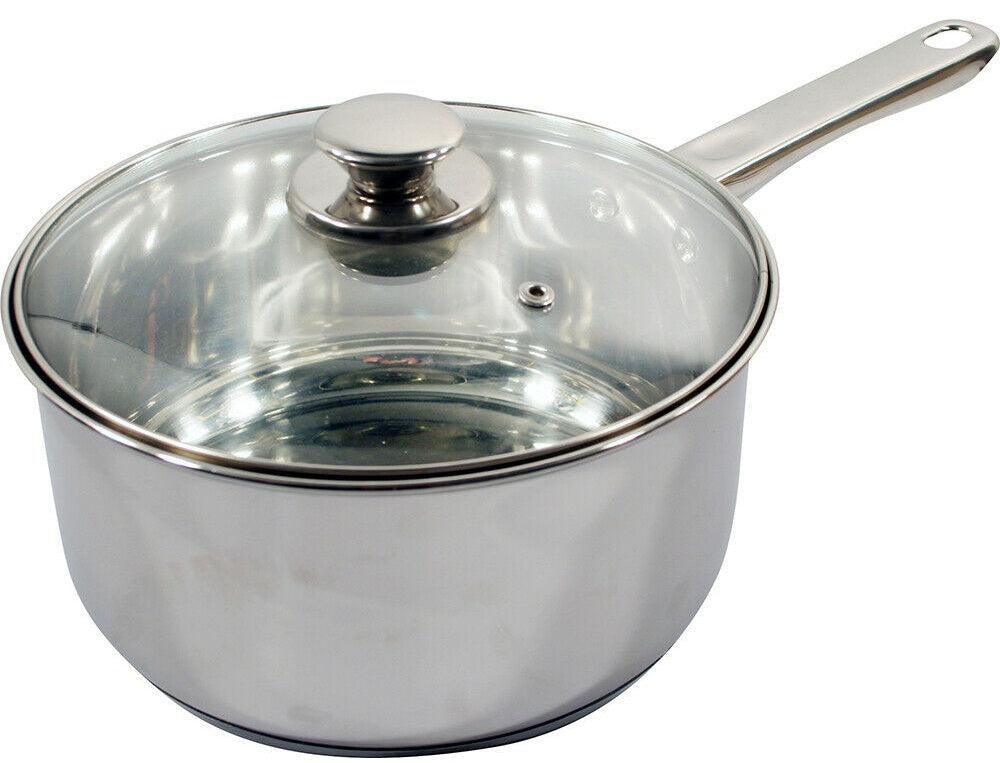PRIMA STAINLESS STEEL SAUCEPAN 16CM / 1.3L WITH LID. 11178C \\\KD20873