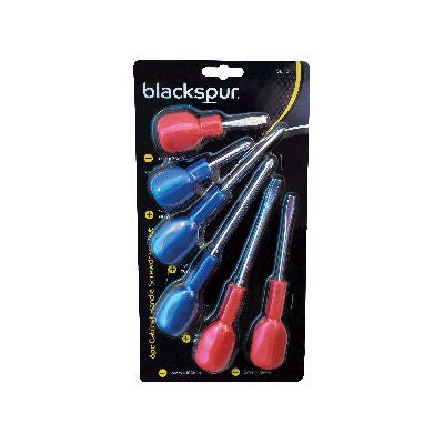 BLACKSPUR CABINET HANDLE SCREWDRIVER SET 6/PK. SD124 \\\KD20875