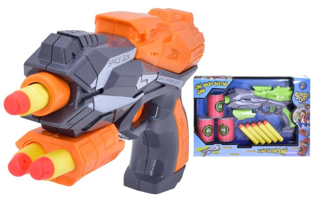 SCHOOLS OUT! CAN TARGET SHOOTING GAME. TY2593 \\\KD20880