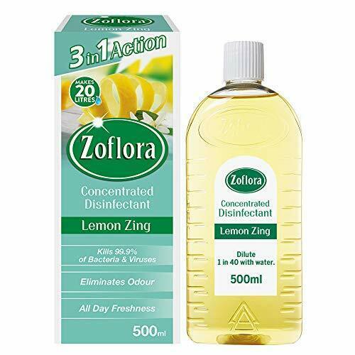 ZOFLORA 3 IN 1 ANTI BACTERIAL DISINFECT CLEANER  500ML LEMON ZING \\\KD20895