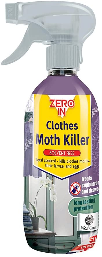 ZERO IN CLOTHES MOTH KILLER SPRAY 500ML \\\KD20929