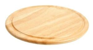 LARGE ROUND PLAIN TEAK ROTI BOARD 26 CM APX. HCH072 \\\KD20930