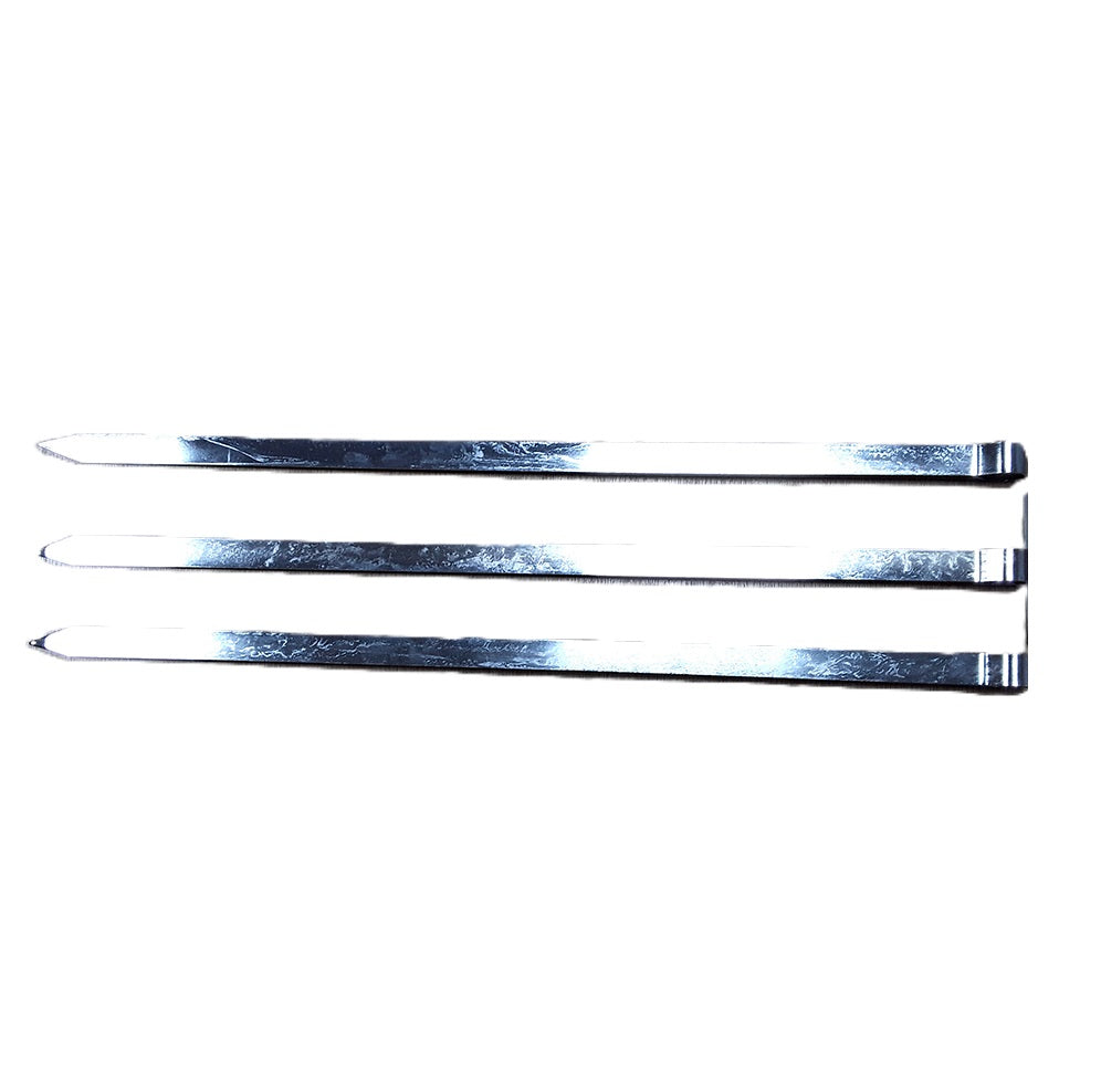 60CM BARBECUE SKEWERS STAINLESS STEEL FLAT METAL TURKEY STYLE. HUB998 \\\KD20931