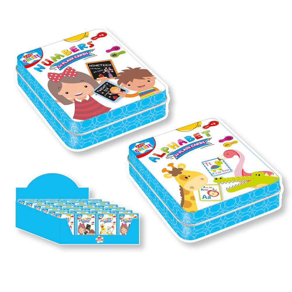 KIDS CREATE NUMBERS / ALPHABET 26 FLASH CARDS GAME. TFDN \\\KD20967