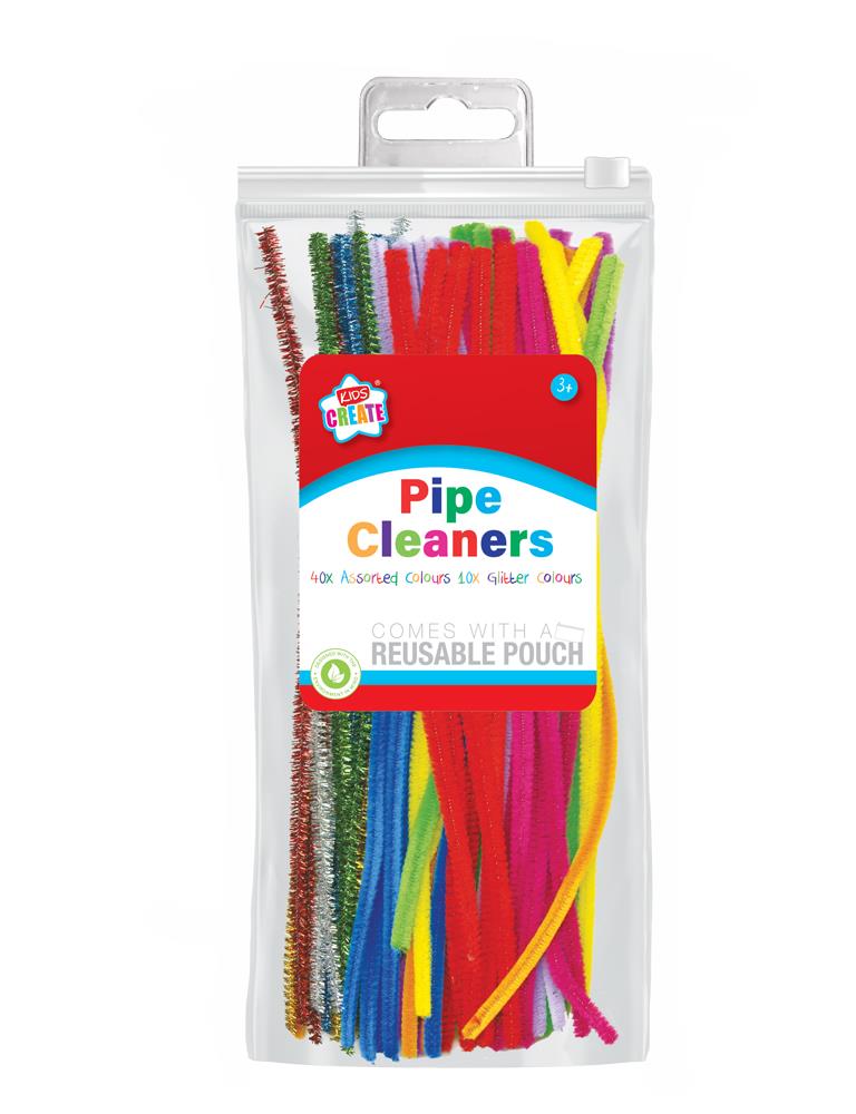 KIDS CREATE PIPE CLEANERS 50/PK. PCLN/3 \\\KD20993