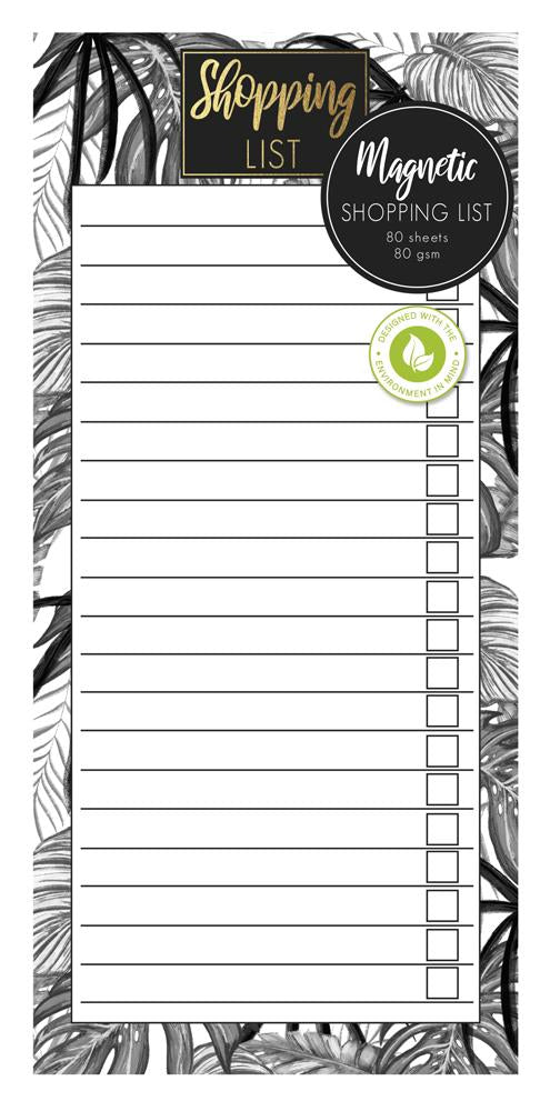 DESIGN GROUP TROPICAL JUNGLE MAGNETIC SHOPPING LIST PAD. PNSR1 \\\KD20995