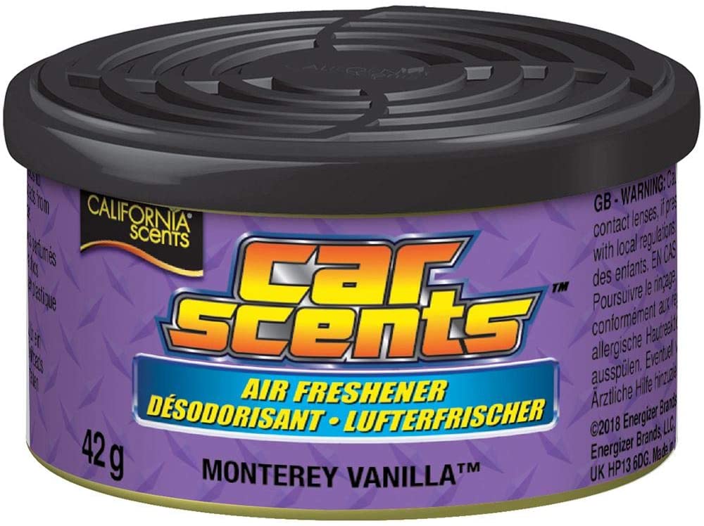 CALIFORNIA SCENTS CAR AIR FRESHENER 42G - MONTEREY VANILLA. CCS005 850383 \\\KD21006
