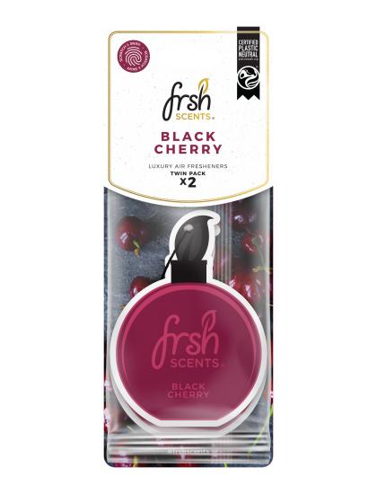 FRSH SCENTS LUXURY CAR AIR FRESHNER 2/PK - BLACK CHERRY. FR1386 \\\KD21010