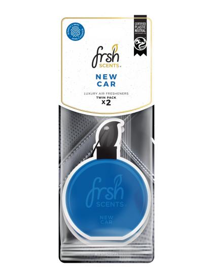 FRSH SCENTS LUXURY CAR AIR FRESHNER 2/PK - NEW CAR. FR1379 \\\KD21031
