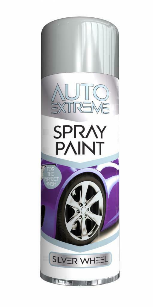 AUTO EXTREME AUTOMOTIVE AX SILVER WHEEL SPRAY PAINT 250ML. WDL1904 \\\KD21036