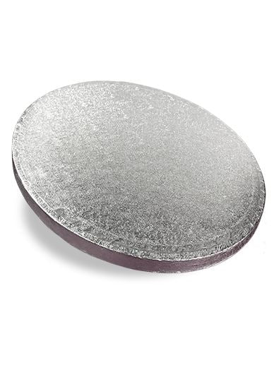 DORIC 8 INCH ROUND SILVER DOUBLE THICK CAKE BOARDS 10/PK. 14A-DTR08 \\\KD21048