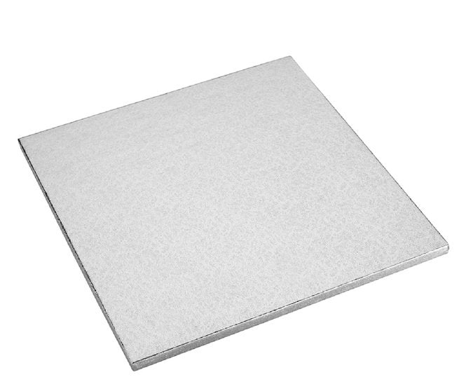 DORIC 11 INCH SQUARE SILVER CAKE BOARDS 10/PK. 14B-DTS11 \\\KD21057
