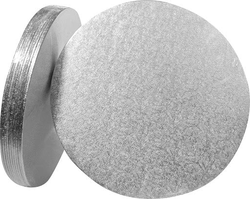 DORIC 12 INCH ROUND SILVER CAKE BOARDS 10/PK. 14A-DTR12 \\\KD21059