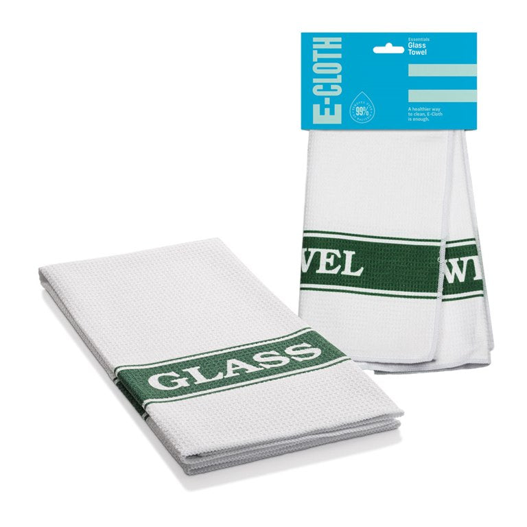 E-CLOTH GLASS TOWEL GREEN. GTG \\\KD21102